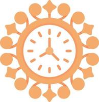 Wall Clock Creative Icon Design vector