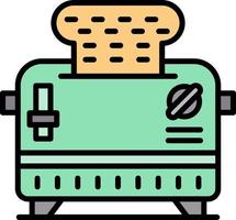 Toaster Creative Icon Design vector