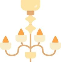 Chandelier Creative Icon Design vector