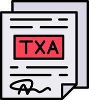 Taxes Creative Icon Design vector