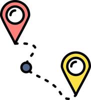 Tracking Creative Icon Design vector