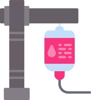 diseño de icono creativo de transfusión de sangre vector