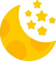 Moon Creative Icon Design vector