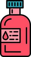 Water Bottle Creative Icon Design vector