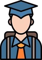 Student Creative Icon Design vector