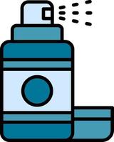 Hair Spray Creative Icon Design vector