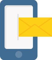 Mobile Email Creative Icon Design vector