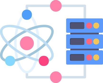 Data Science Creative Icon Design vector