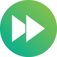 Forward Vector Icon Design Illustration