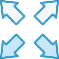Expand Vector Icon Design Illustration