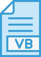 VB Vector Icon Design Illustration