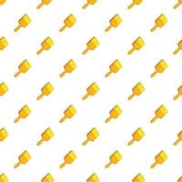 Paint brush pattern, cartoon style vector