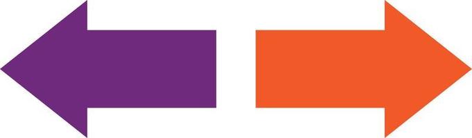 Left right Vector Icon Design Illustration