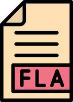 ilustración de diseño de icono de vector de fla