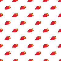 Dynamite pattern, cartoon style vector