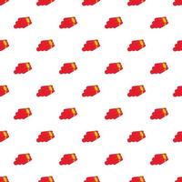 Dynamite pattern, cartoon style vector