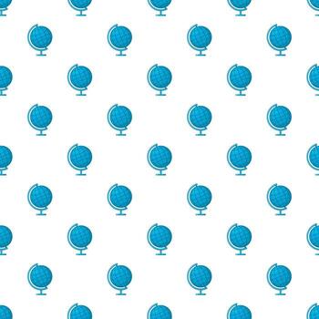 Globe pattern, cartoon style vector
