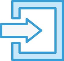 Log in Vector Icon Design Illustration