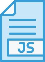 JS Vector Icon Design Illustration