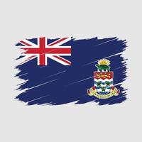 Cayman Islands Flag Brush vector