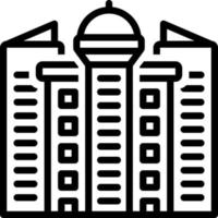 line icon for vancouver vector