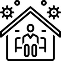 line icon for at vector