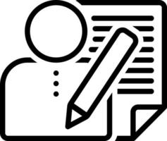 line icon for editors vector