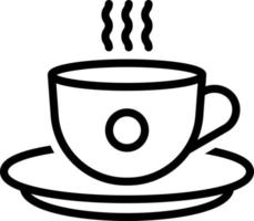 line icon for cup vector