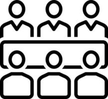 line icon for meets vector