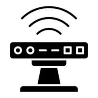 Kinect Glyph Icon vector