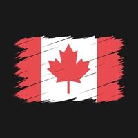 Canada Flag Brush vector