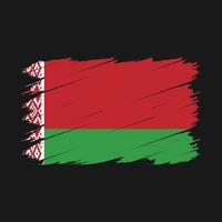 cepillo de bandera de bielorrusia vector