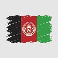 Afghanistan Flag Brush vector