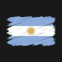 cepillo de bandera argentina vector