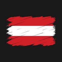 Austria Flag Brush vector