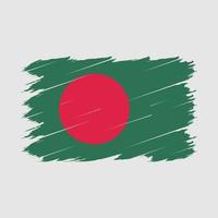 Bangladesh Flag Brush vector