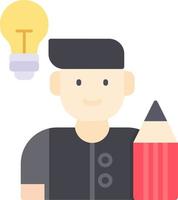 diseñador de diseño de iconos creativos vector