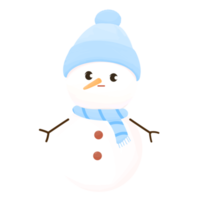 Snowman winter element one png