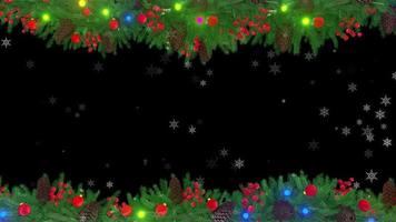 Christmas Frame Background video
