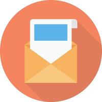 Ilustración de vector de correo en un fondo. Símbolos de calidad premium. Iconos vectoriales para concepto y diseño gráfico.