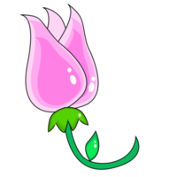 imágenes prediseñadas de flor rosa png