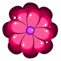 diseño de flor rosa png