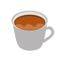 A cup of coffee. png