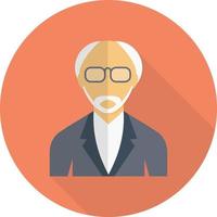 old man vector illustration on a background.Premium quality symbols.vector icons for concept and graphic design.
