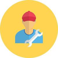 worker vector illustration on a background.Premium quality symbols.vector icons for concept and graphic design.