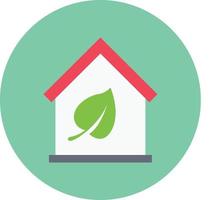 eco house vector illustration on a background.Premium quality symbols.vector icons for concept and graphic design.