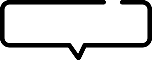 icono de burbuja de habla blanca y negra, cuadro de texto, decoración de cuadro de conversación png