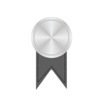 ícone de distintivo de prata png