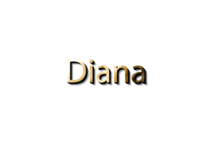 Diana 3d naam png