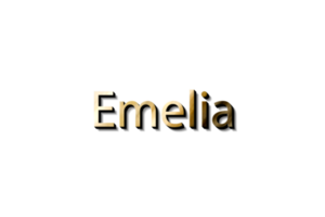 EMELIA 3D NAME png